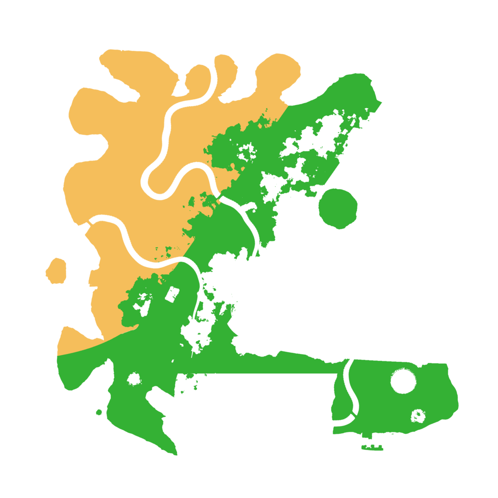 Biome Rust Map: Procedural Map, Size: 3500, Seed: 1547656816