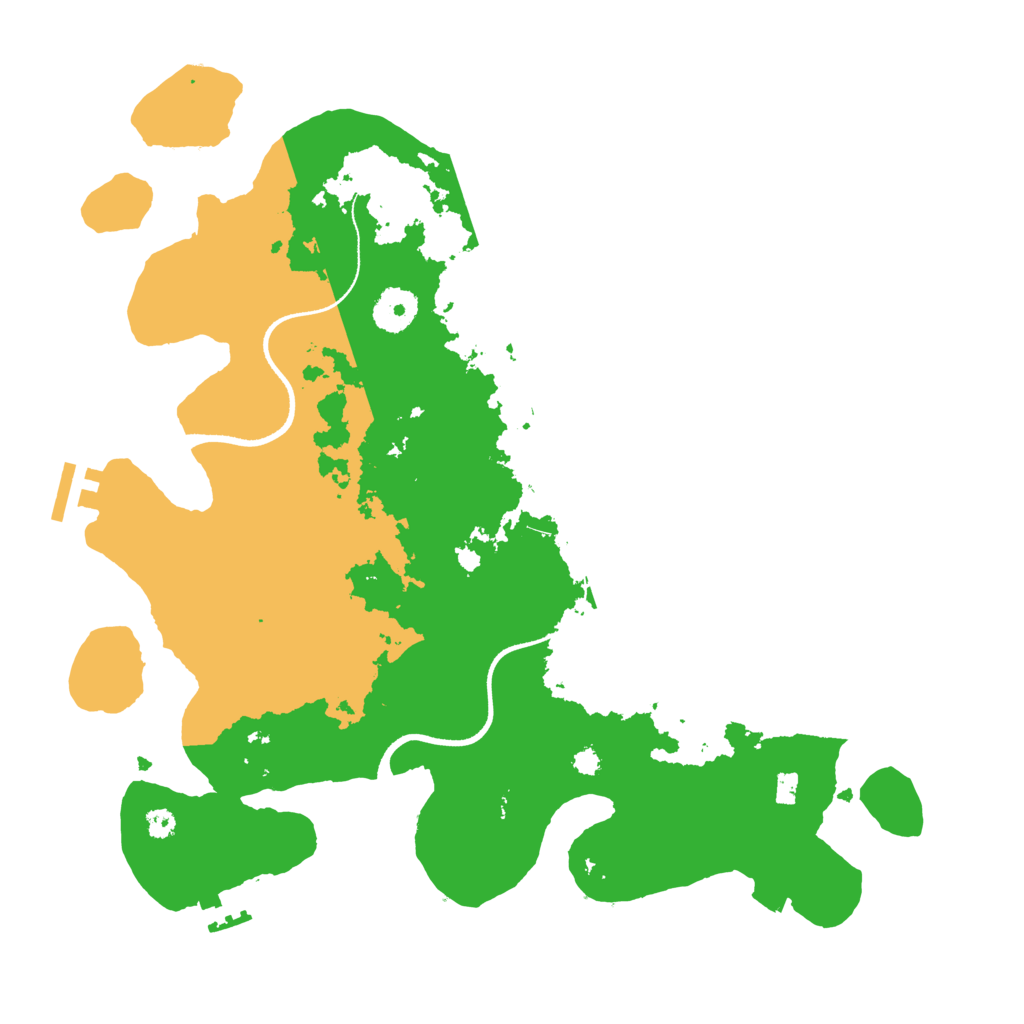 Biome Rust Map: Procedural Map, Size: 3500, Seed: 4730692