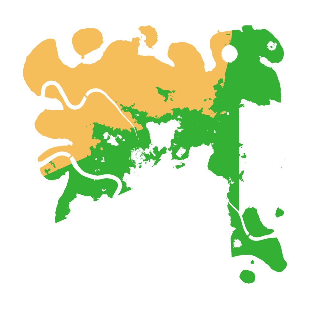 Biome Rust Map: Procedural Map, Size: 3500, Seed: 1859107