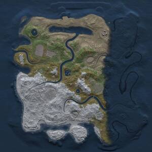 Thumbnail Rust Map: Procedural Map, Size: 3500, Seed: 31337, 12 Monuments