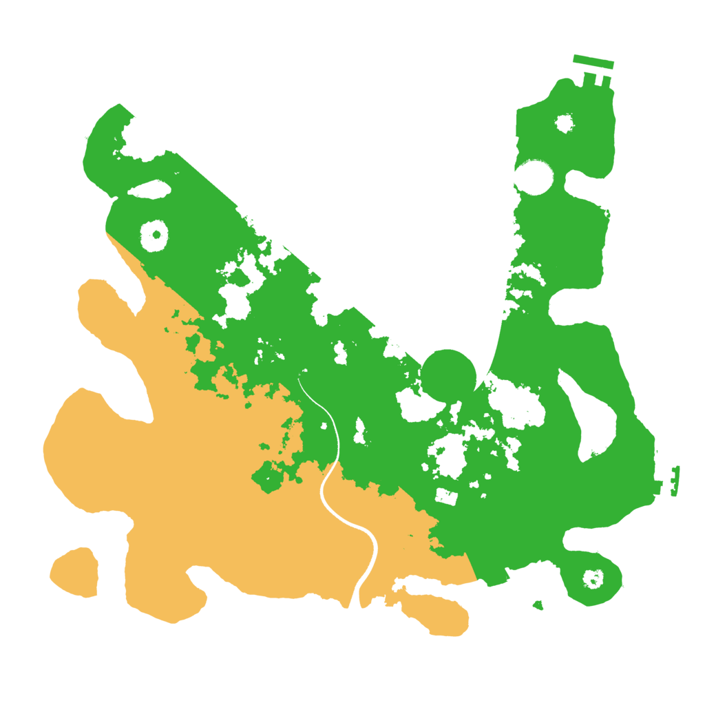Biome Rust Map: Procedural Map, Size: 3500, Seed: 2772401