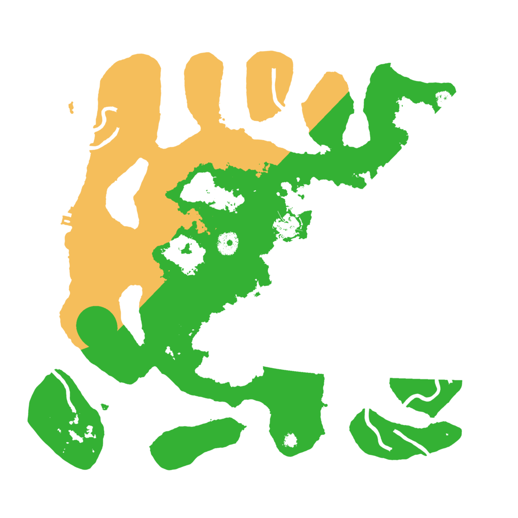 Biome Rust Map: Procedural Map, Size: 3500, Seed: 3781610