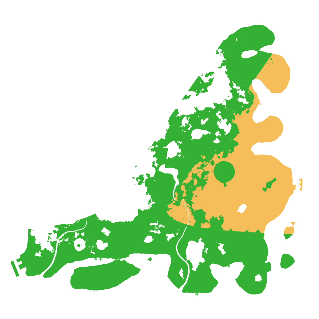 Biome Rust Map: Procedural Map, Size: 4000, Seed: 457769651