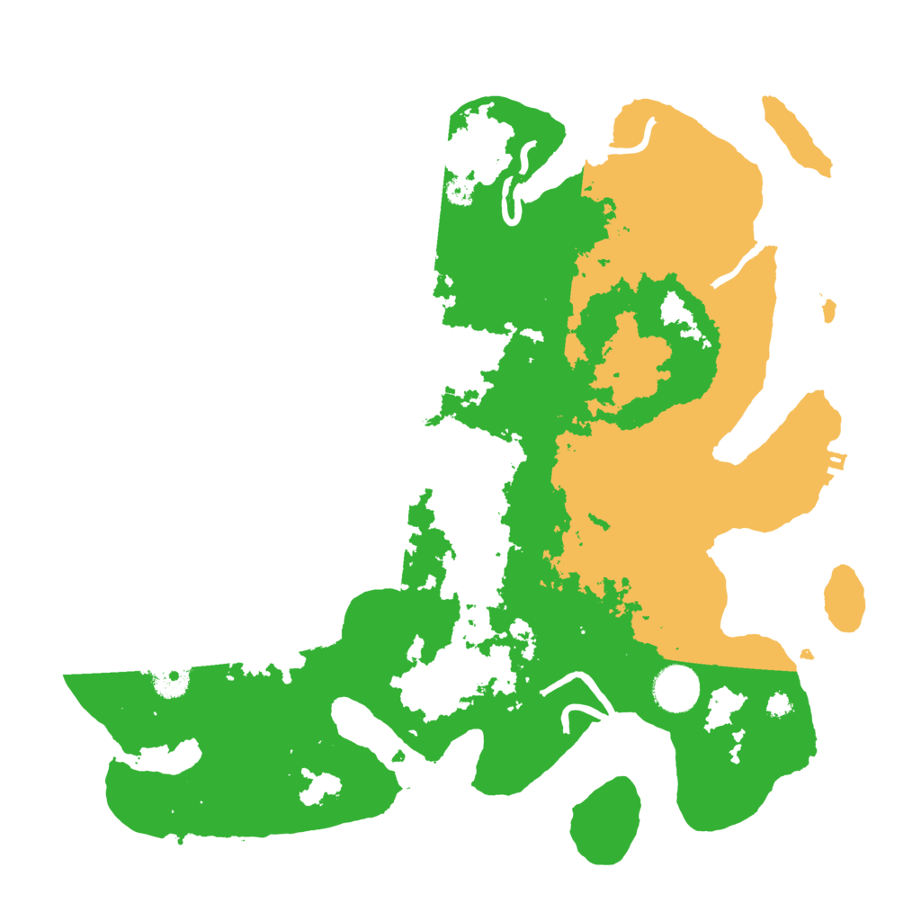 Biome Rust Map: Procedural Map, Size: 3500, Seed: 3026435