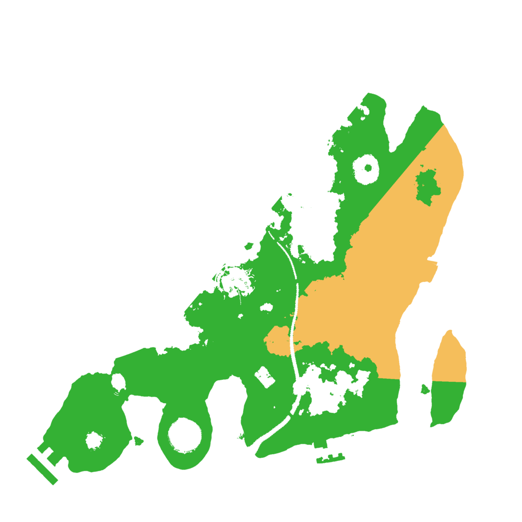 Biome Rust Map: Procedural Map, Size: 2800, Seed: 6187516