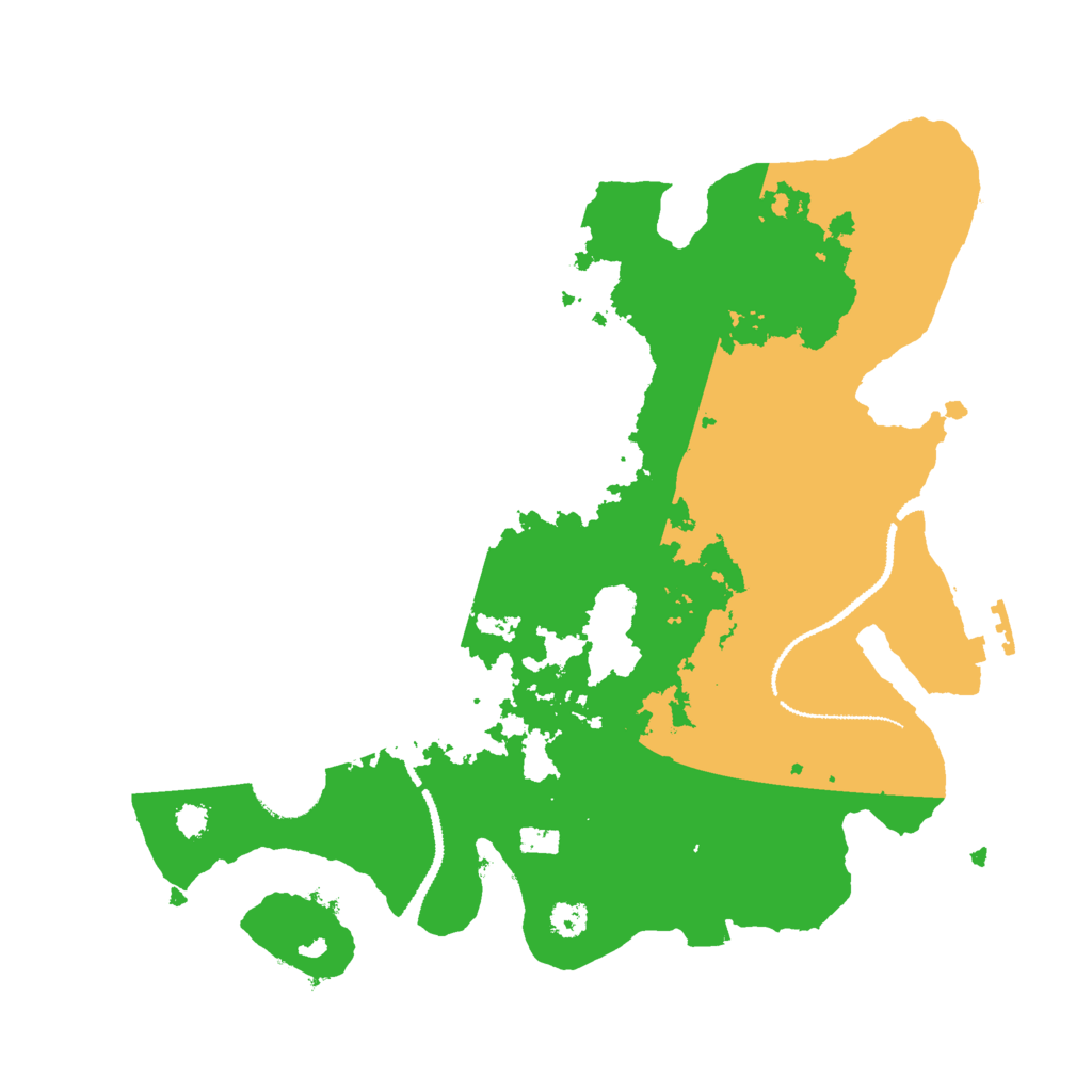Biome Rust Map: Procedural Map, Size: 3000, Seed: 1919169824