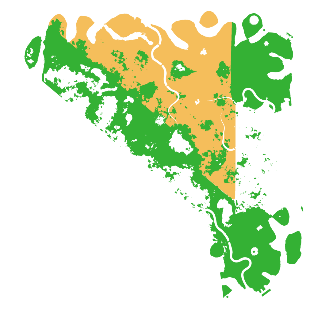 Biome Rust Map: Procedural Map, Size: 6000, Seed: 20220312