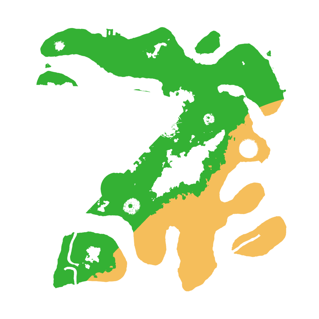 Biome Rust Map: Procedural Map, Size: 3000, Seed: 36537