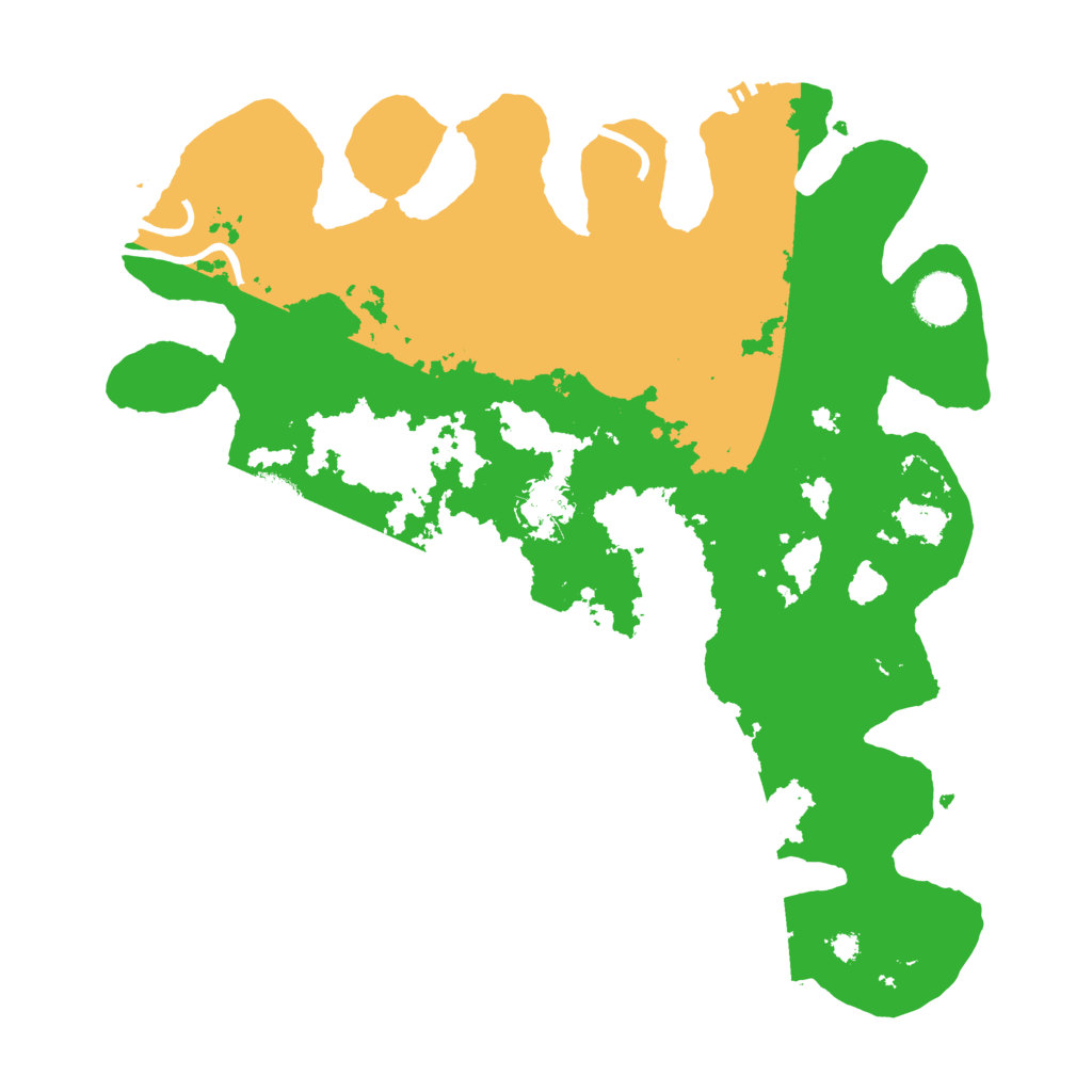 Biome Rust Map: Procedural Map, Size: 3600, Seed: 5749333
