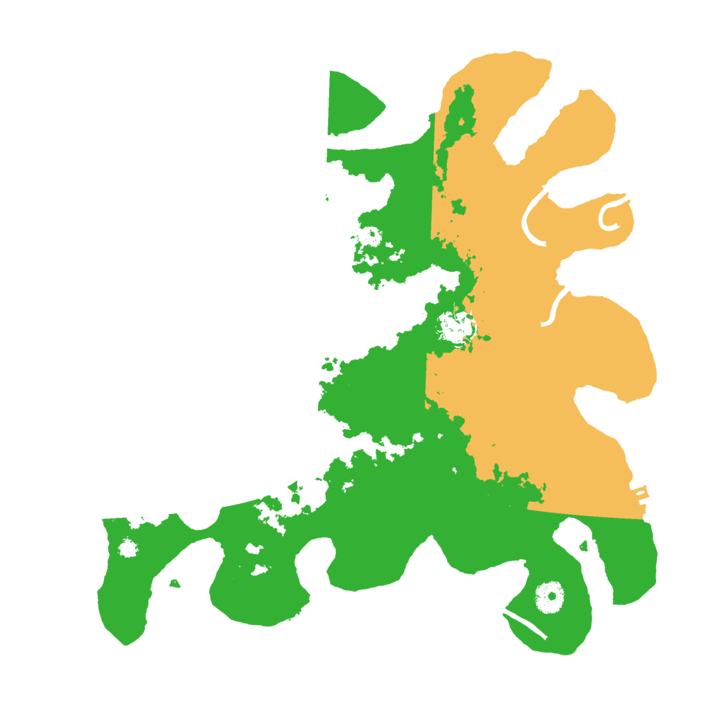 Biome Rust Map: Procedural Map, Size: 3500, Seed: 6154732