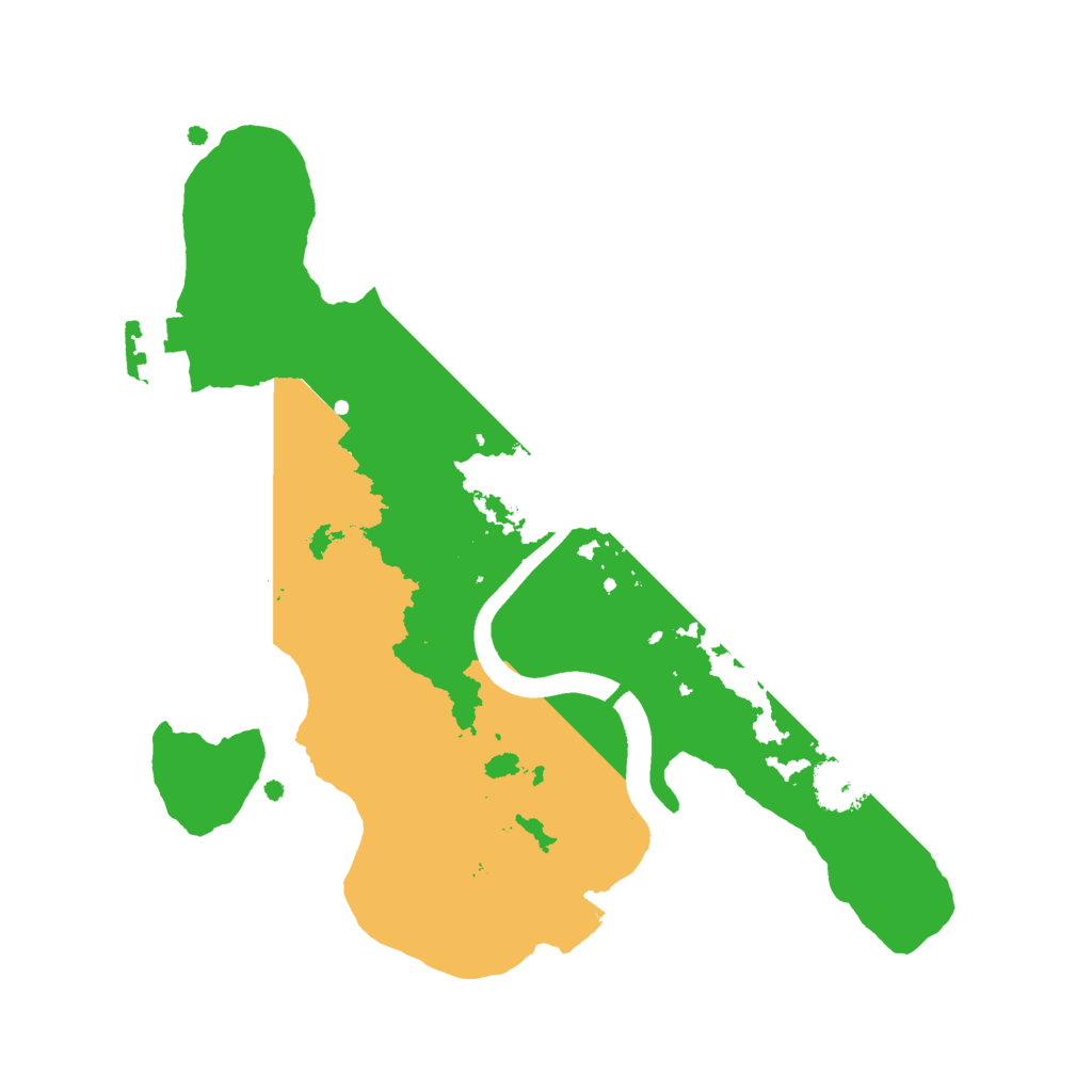 Biome Rust Map: Procedural Map, Size: 2200, Seed: 1057544690