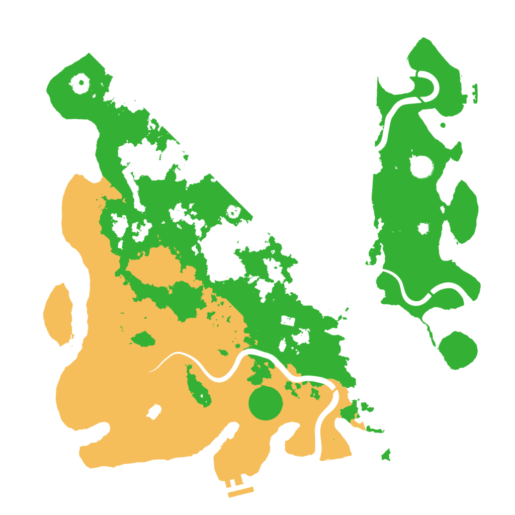Biome Rust Map: Procedural Map, Size: 4000, Seed: 188354