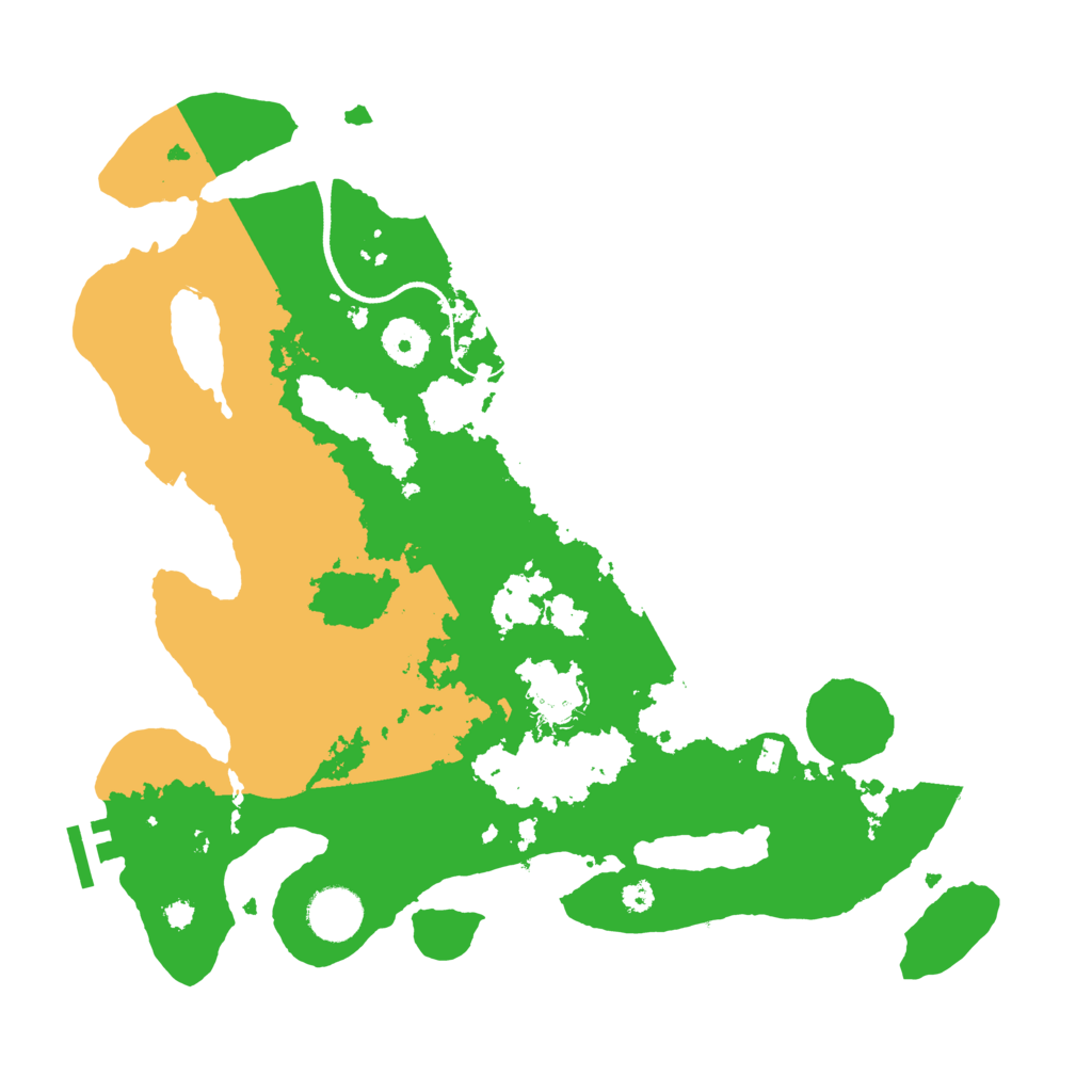 Biome Rust Map: Procedural Map, Size: 3500, Seed: 1265250934