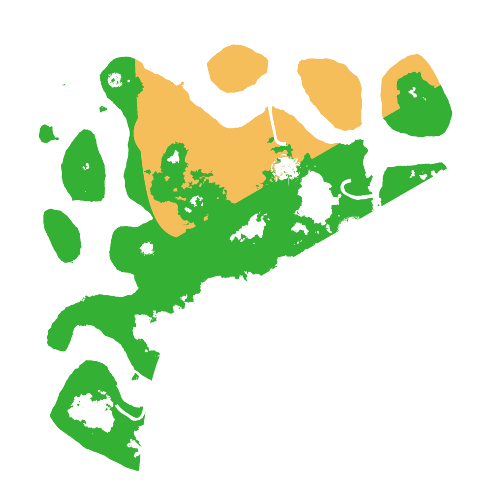 Biome Rust Map: Procedural Map, Size: 3500, Seed: 308894