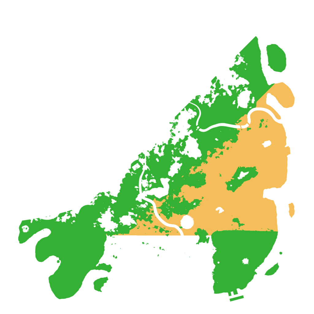 Biome Rust Map: Procedural Map, Size: 4500, Seed: 1365826