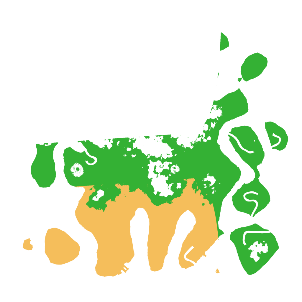 Biome Rust Map: Procedural Map, Size: 3500, Seed: 5804201