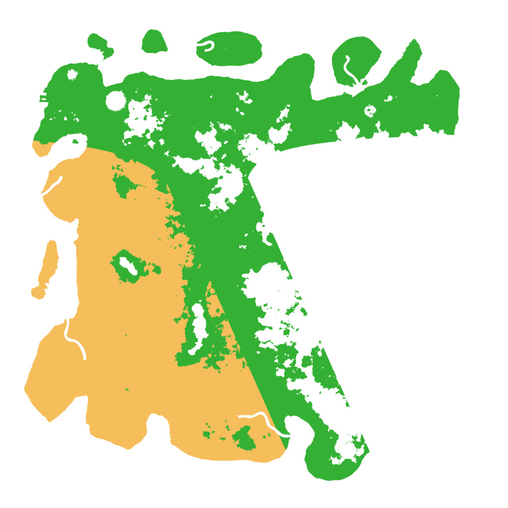 Biome Rust Map: Procedural Map, Size: 4500, Seed: 9124