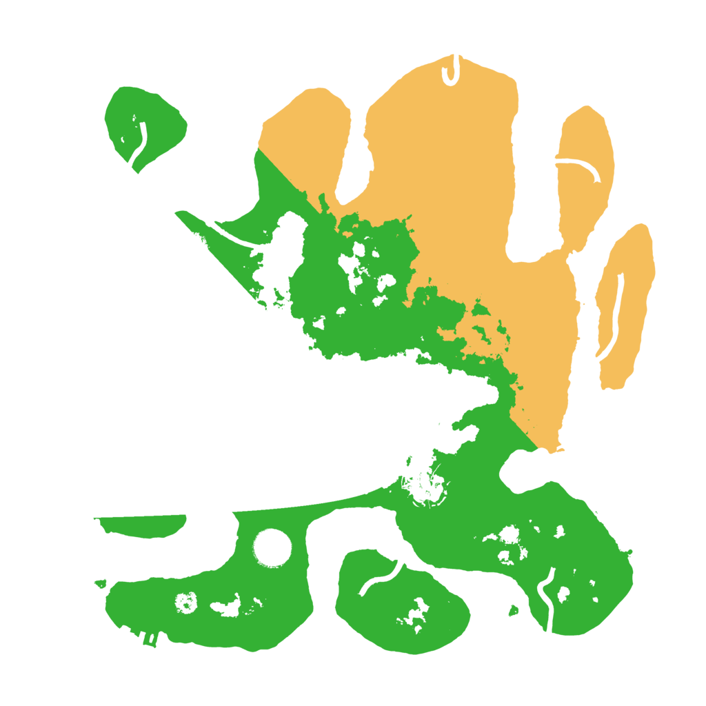 Biome Rust Map: Procedural Map, Size: 3251, Seed: 8145