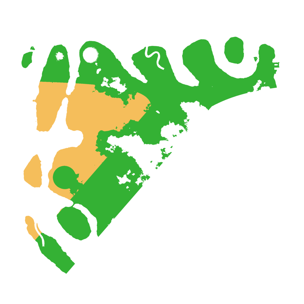 Biome Rust Map: Procedural Map, Size: 3500, Seed: 6013677