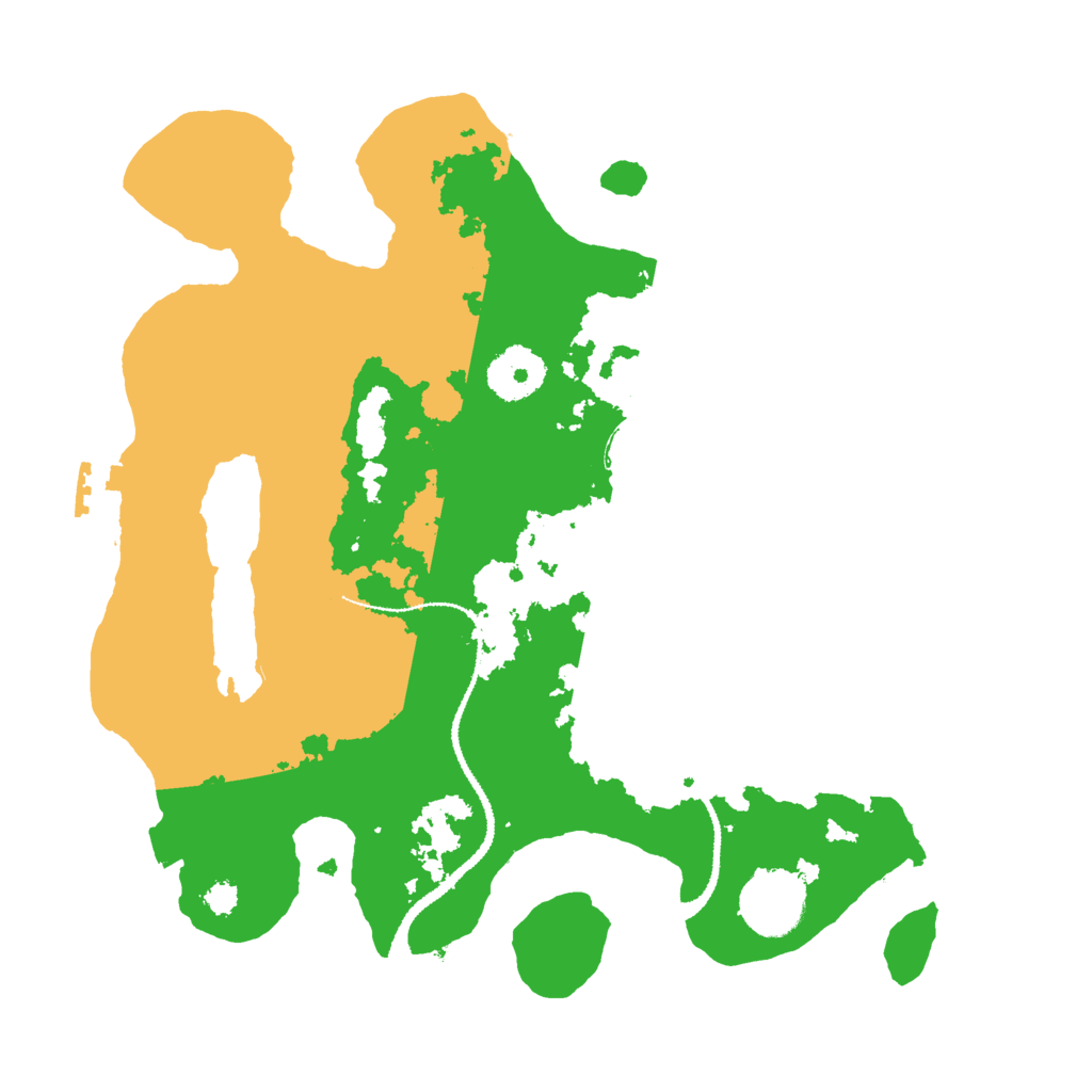 Biome Rust Map: Procedural Map, Size: 3000, Seed: 75289