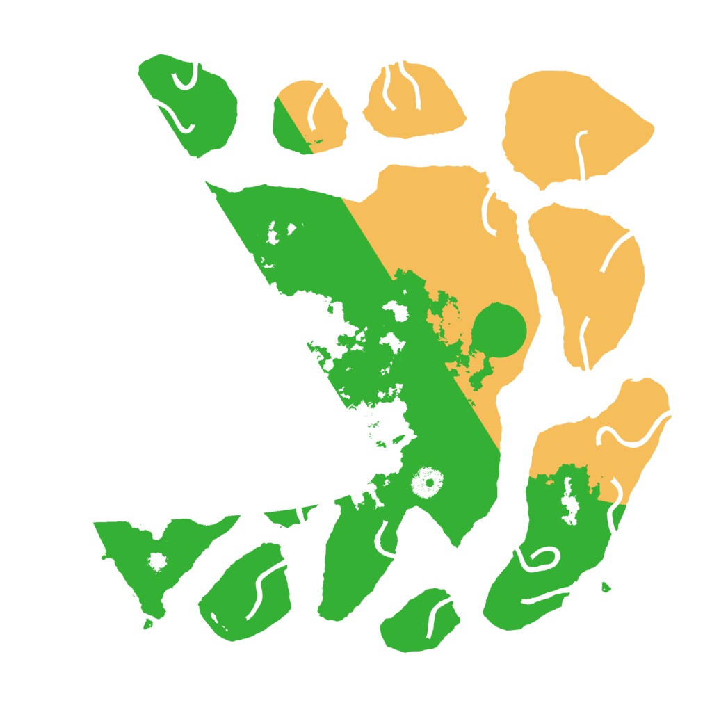 Biome Rust Map: Procedural Map, Size: 3500, Seed: 3058285