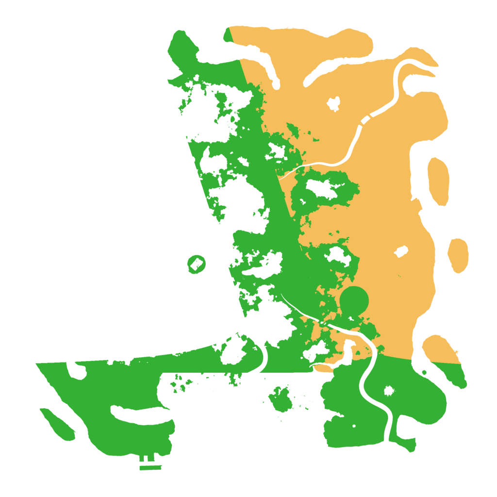 Biome Rust Map: Procedural Map, Size: 4500, Seed: 976854