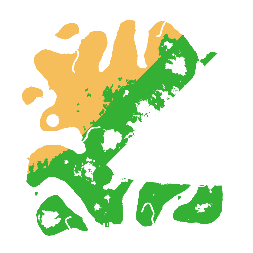 Biome Rust Map: Procedural Map, Size: 3500, Seed: 1072832