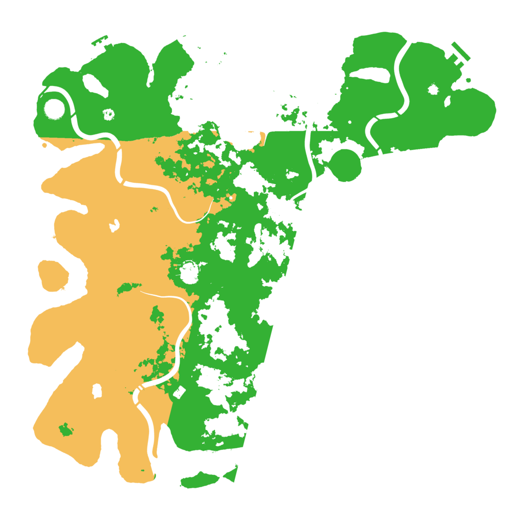 Biome Rust Map: Procedural Map, Size: 4500, Seed: 4610388