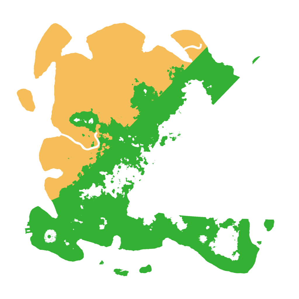 Biome Rust Map: Procedural Map, Size: 3500, Seed: 3219046