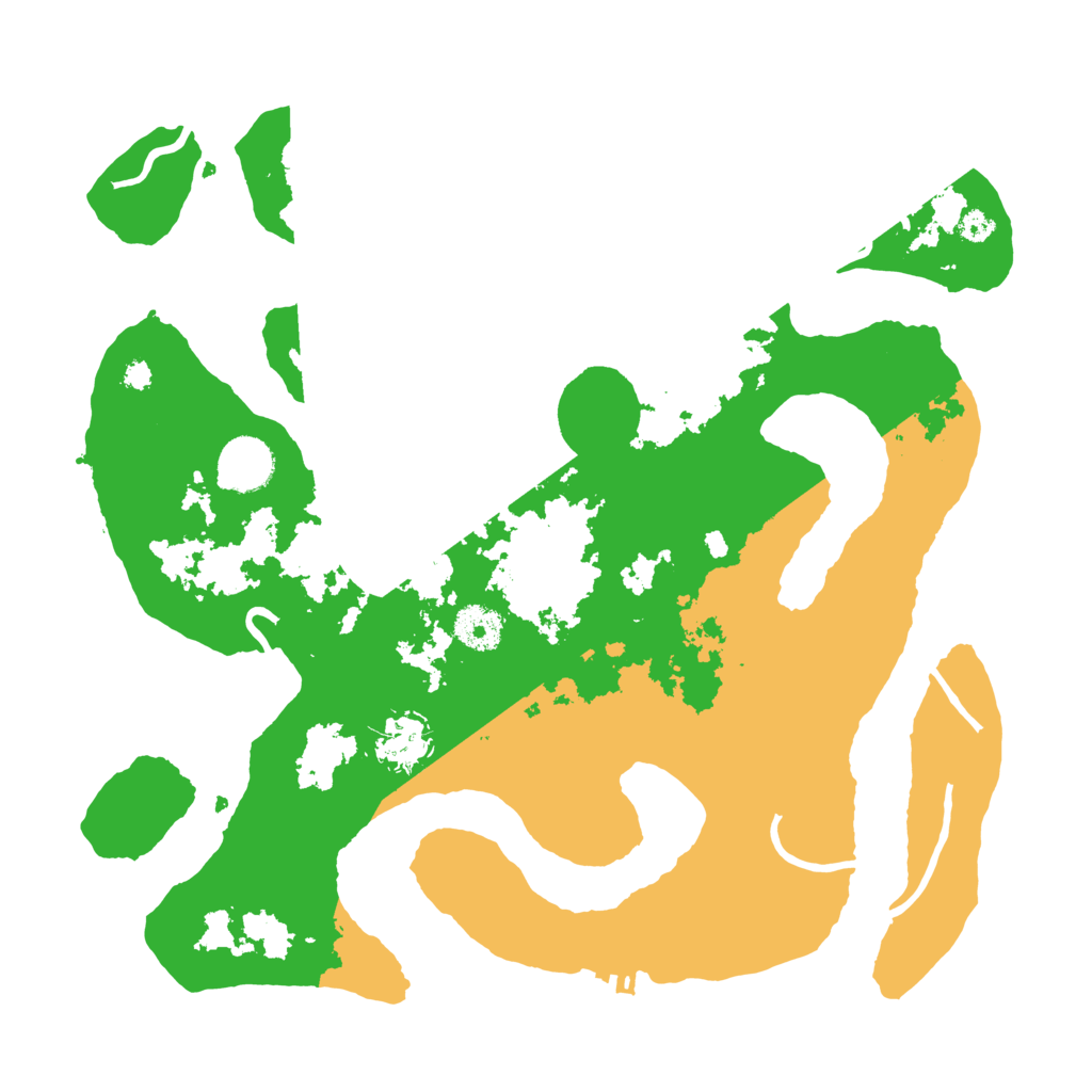 Biome Rust Map: Procedural Map, Size: 3500, Seed: 6090759