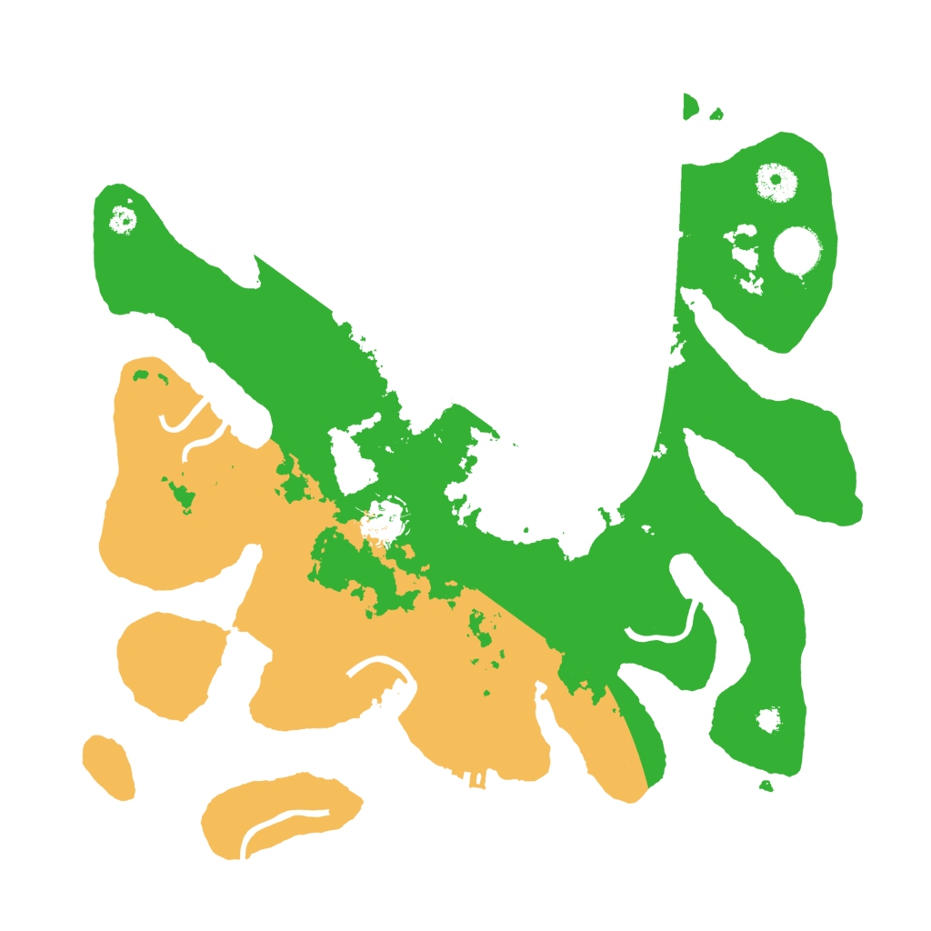 Biome Rust Map: Procedural Map, Size: 3500, Seed: 738080