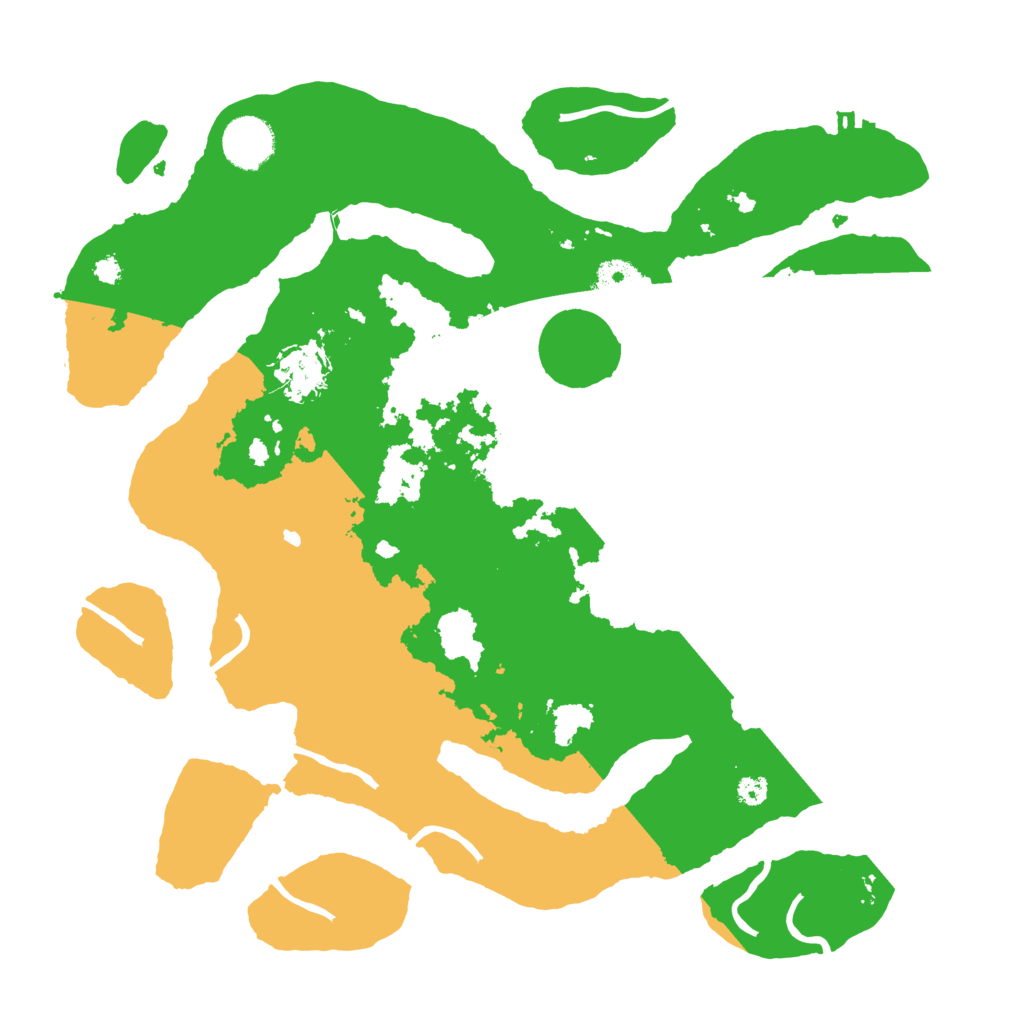 Biome Rust Map: Procedural Map, Size: 3500, Seed: 356339