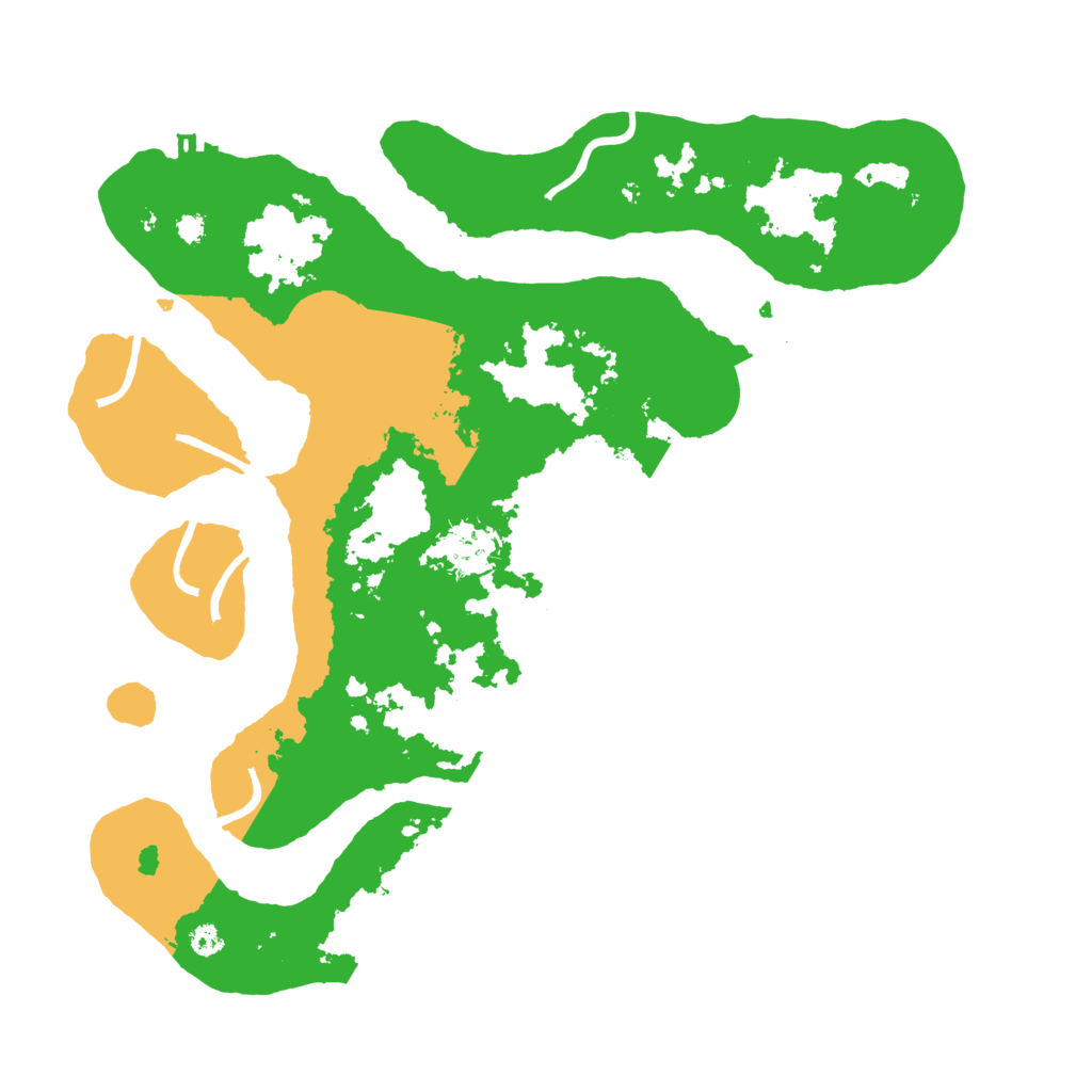 Biome Rust Map: Procedural Map, Size: 3500, Seed: 507774