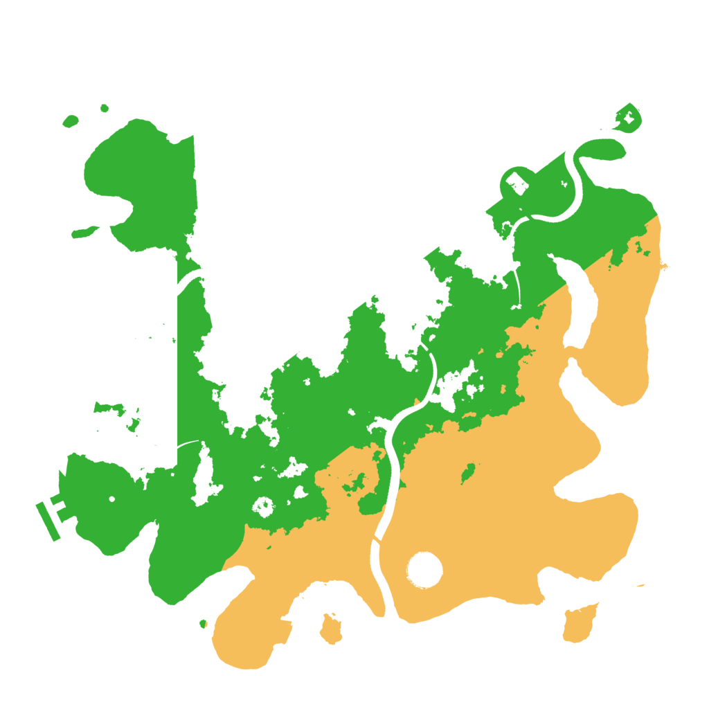 Biome Rust Map: Procedural Map, Size: 3500, Seed: 4759911