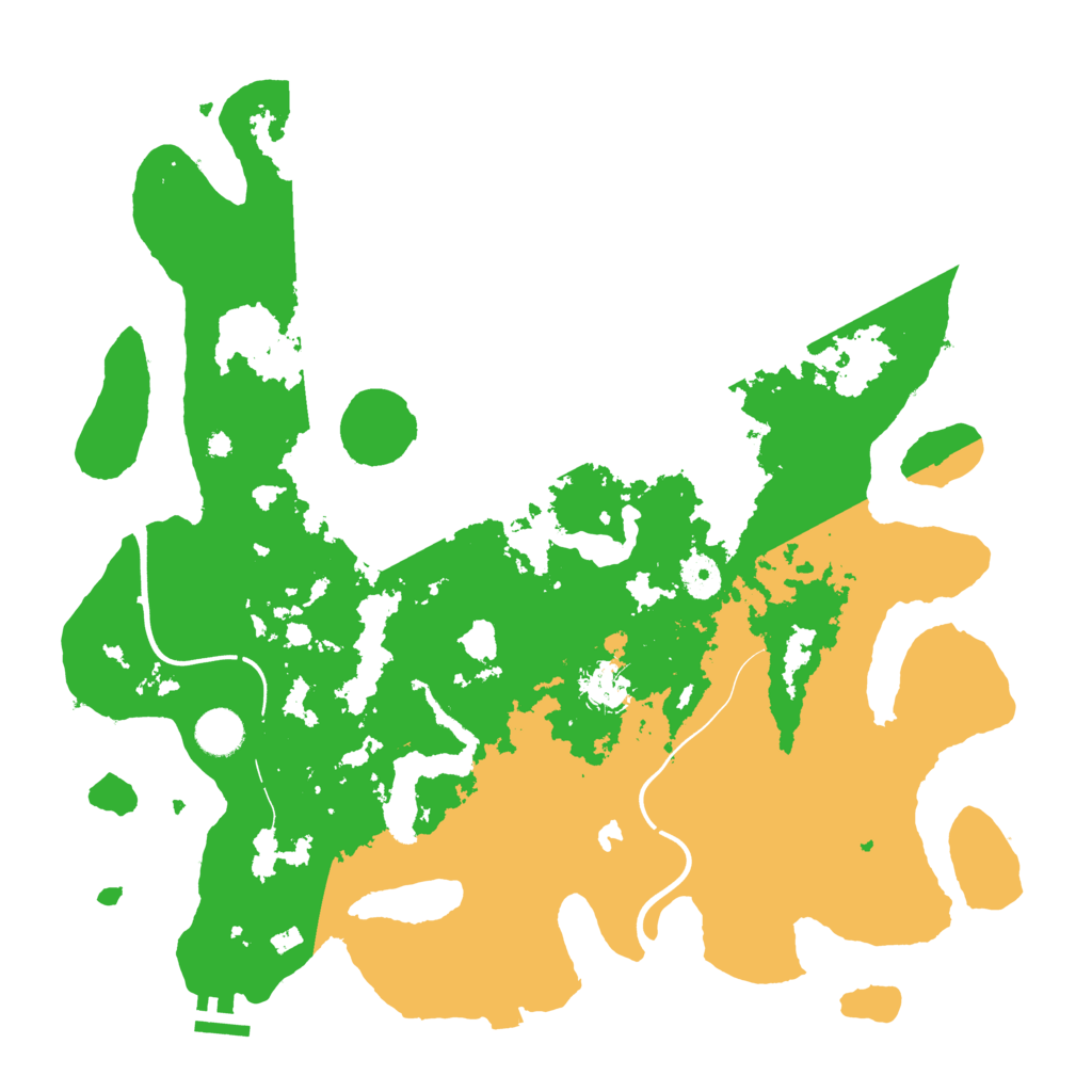 Biome Rust Map: Procedural Map, Size: 4000, Seed: 96083554