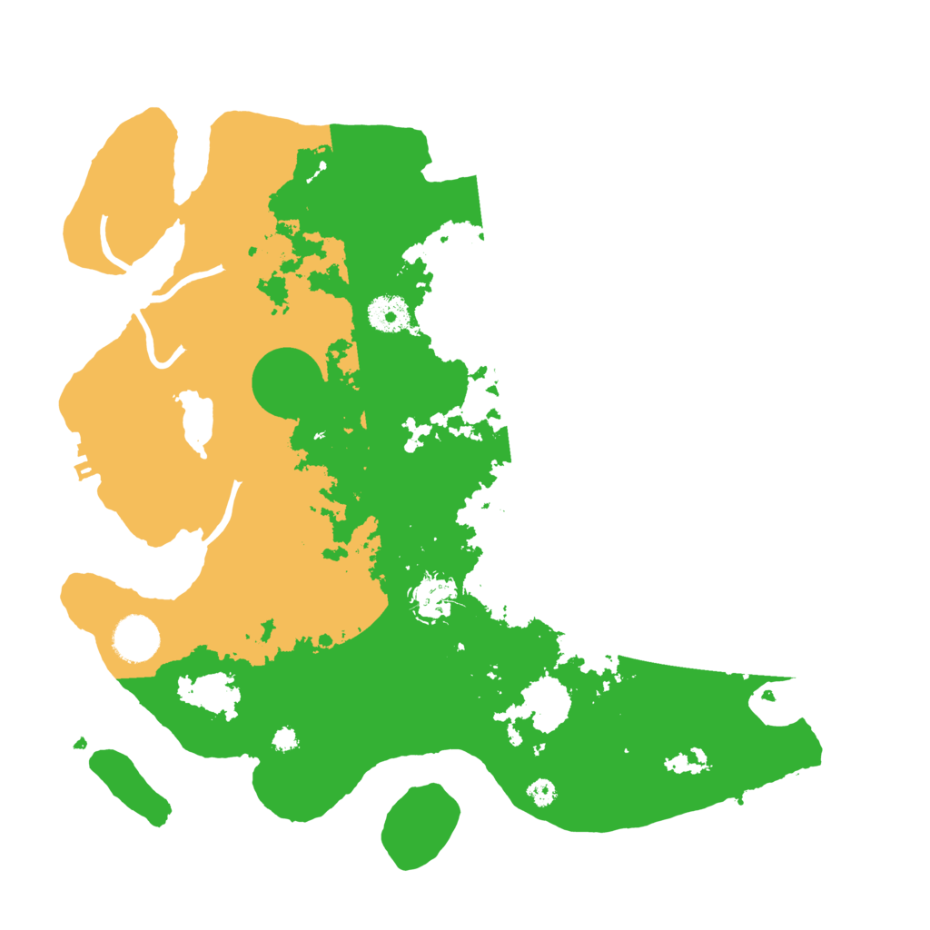 Biome Rust Map: Procedural Map, Size: 3500, Seed: 4749994