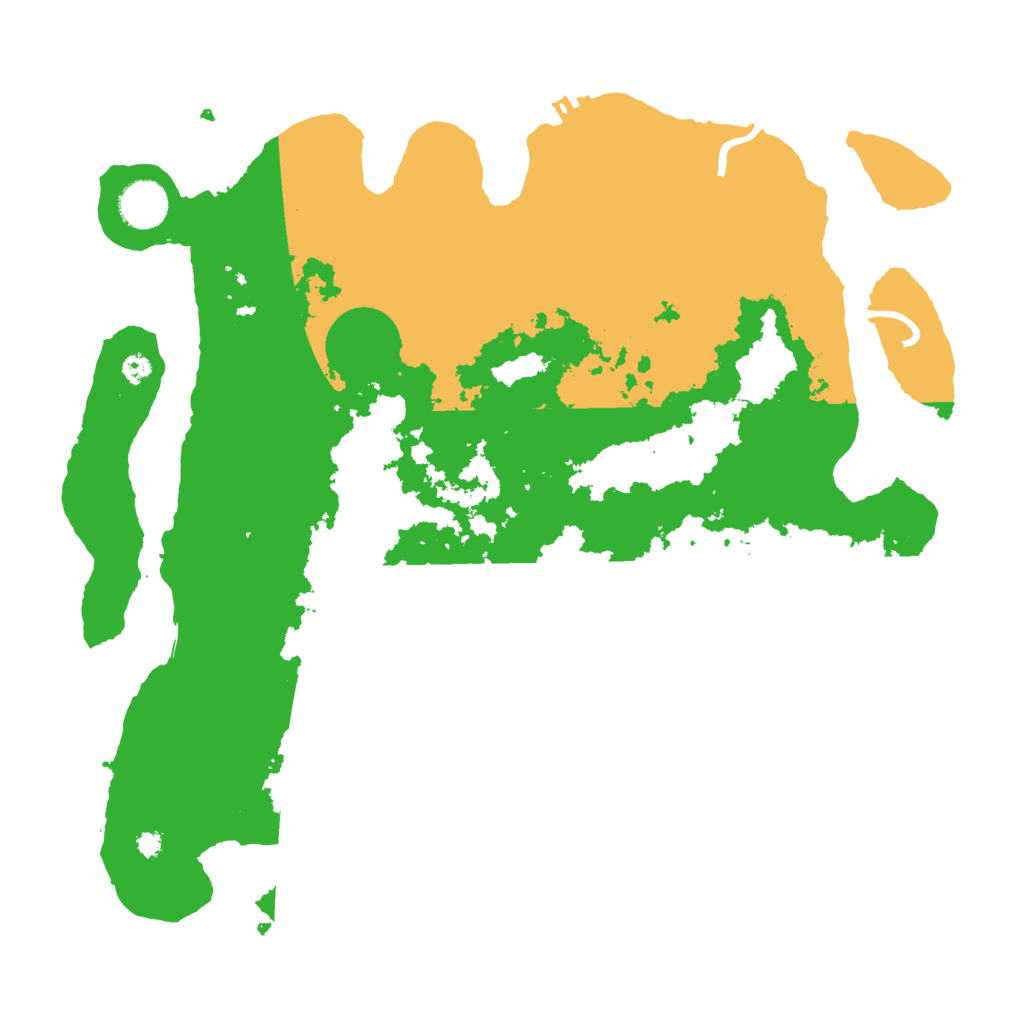 Biome Rust Map: Procedural Map, Size: 3700, Seed: 253938602