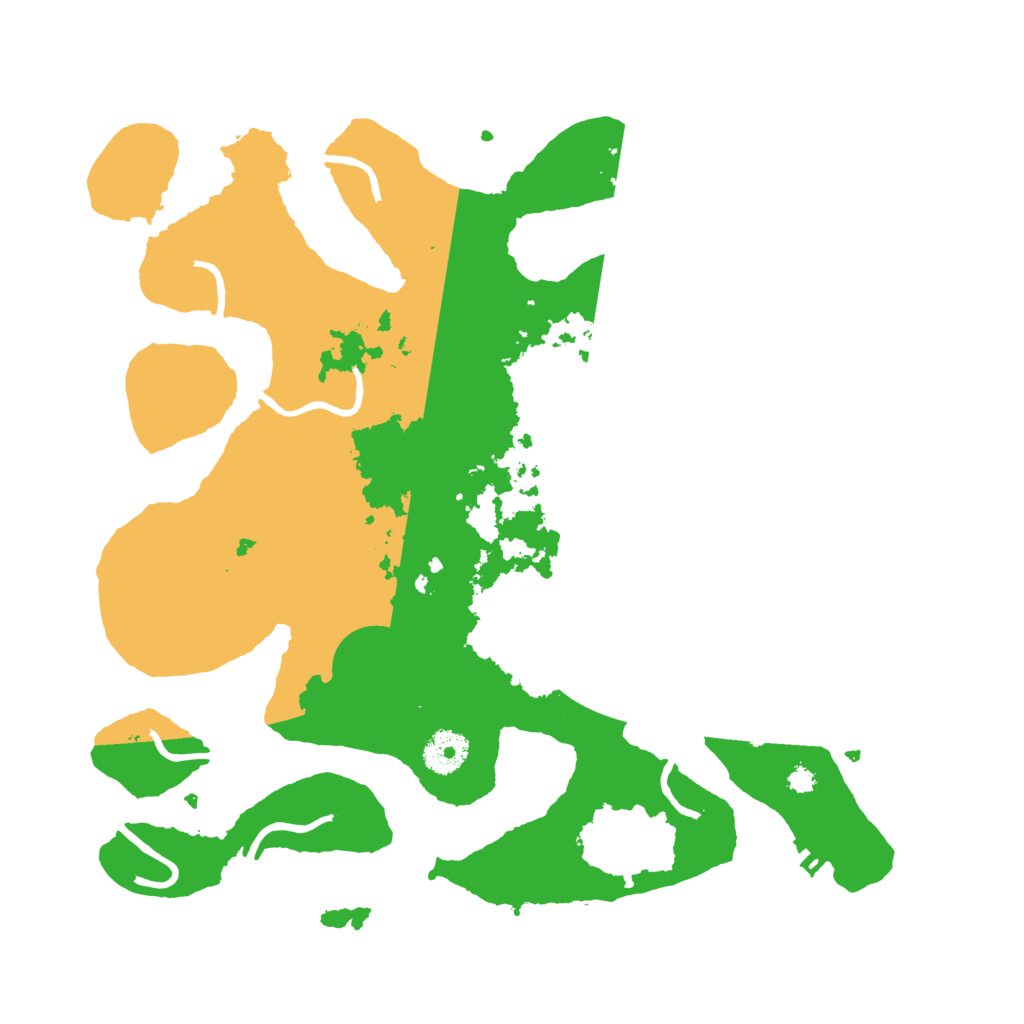 Biome Rust Map: Procedural Map, Size: 3500, Seed: 5380828