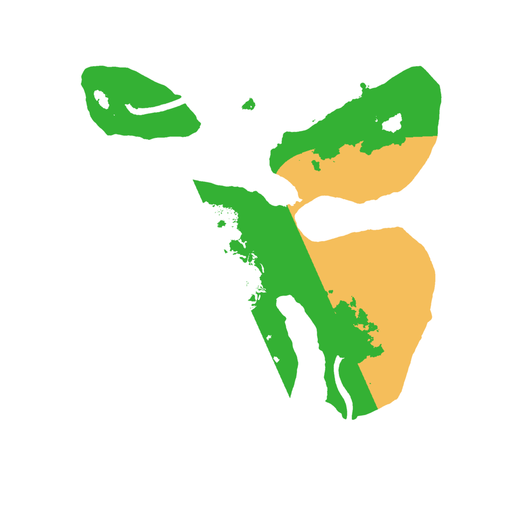 Biome Rust Map: Procedural Map, Size: 2000, Seed: 4452182