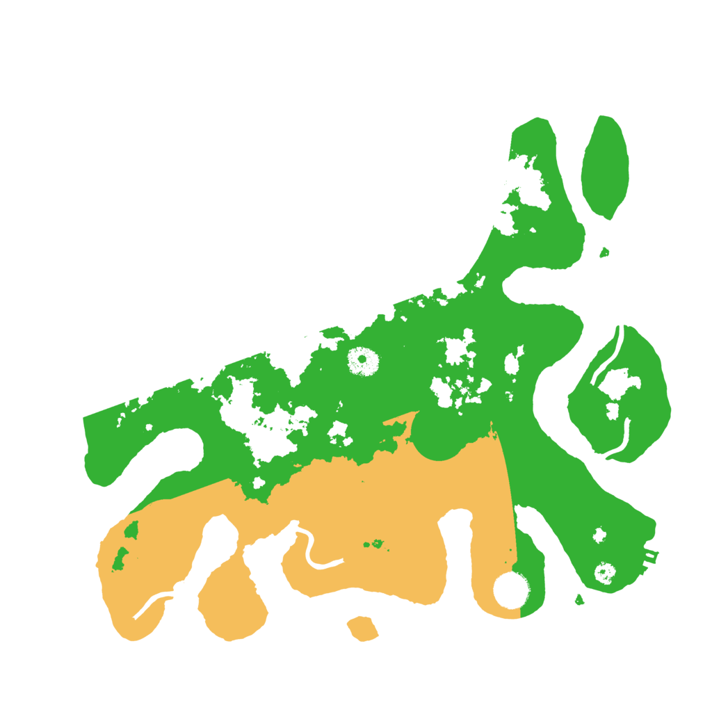 Biome Rust Map: Procedural Map, Size: 3500, Seed: 5061765