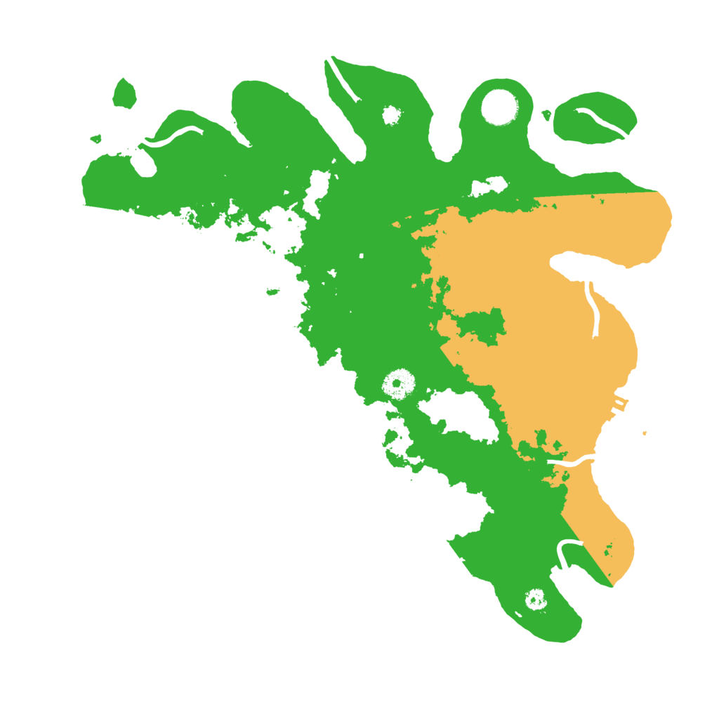 Biome Rust Map: Procedural Map, Size: 3500, Seed: 5534050