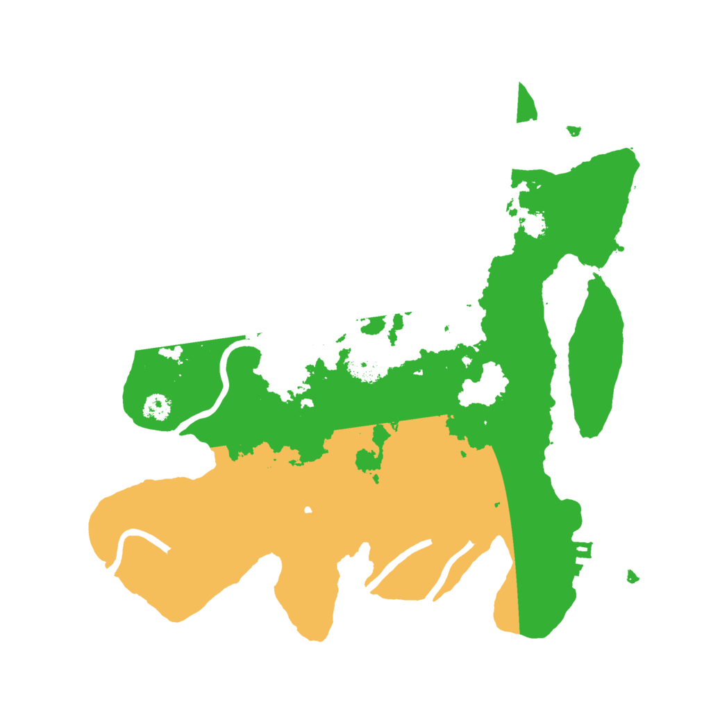 Biome Rust Map: Procedural Map, Size: 2700, Seed: 1953