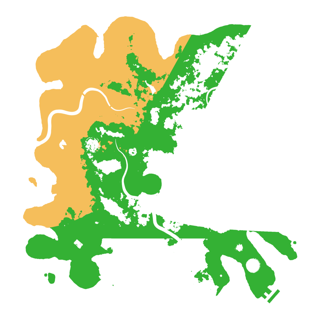 Biome Rust Map: Procedural Map, Size: 4000, Seed: 1015