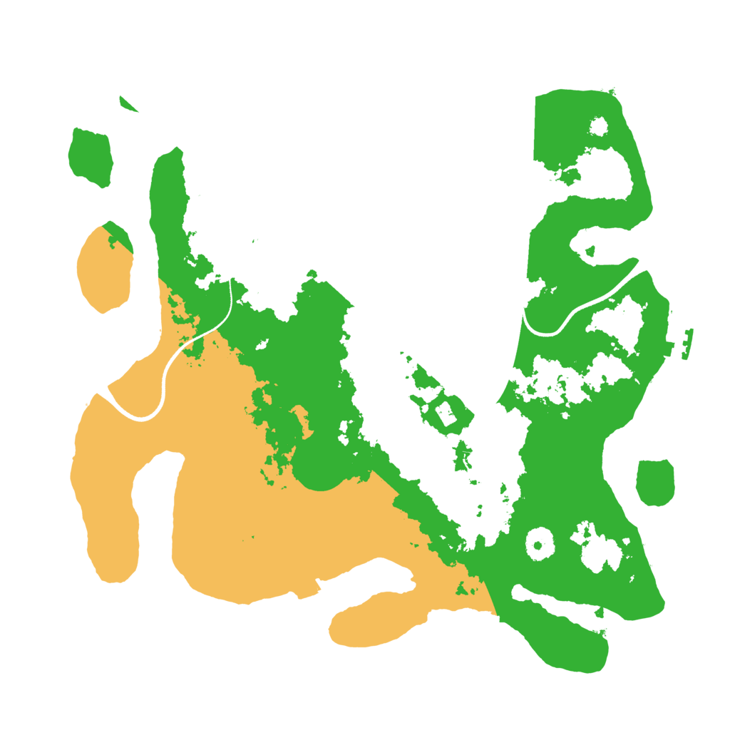 Biome Rust Map: Procedural Map, Size: 3500, Seed: 899