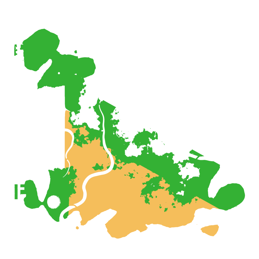 Biome Rust Map: Procedural Map, Size: 3500, Seed: 967627026