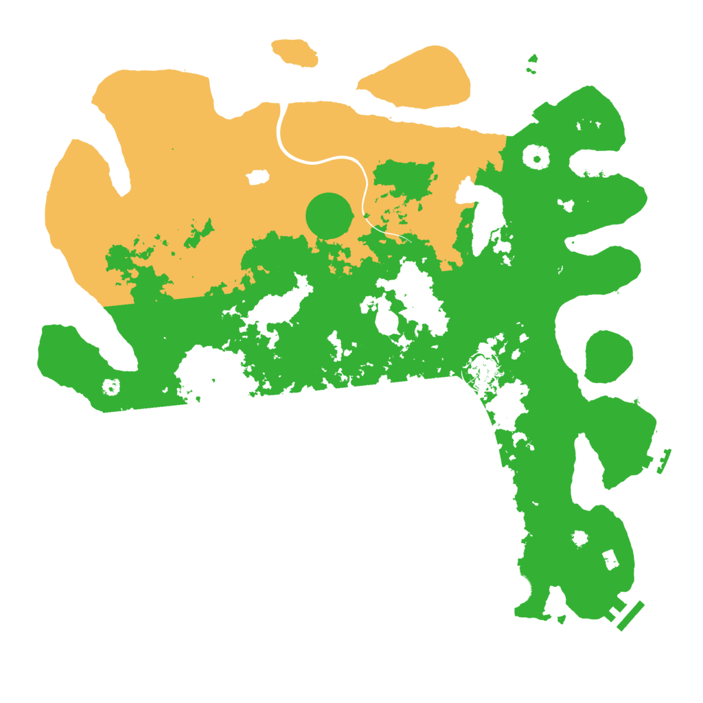 Biome Rust Map: Procedural Map, Size: 4000, Seed: 821322938