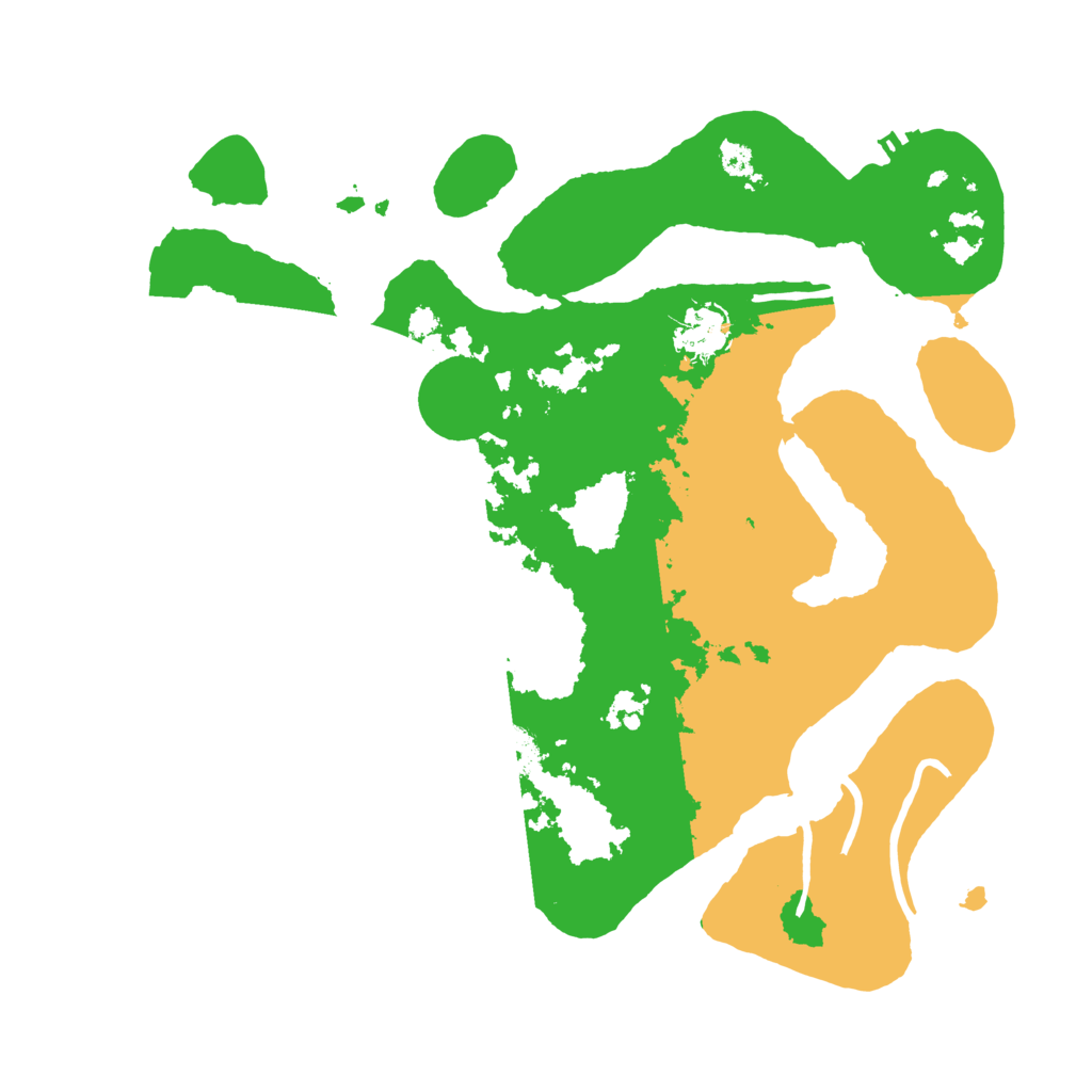 Biome Rust Map: Procedural Map, Size: 3500, Seed: 1110589