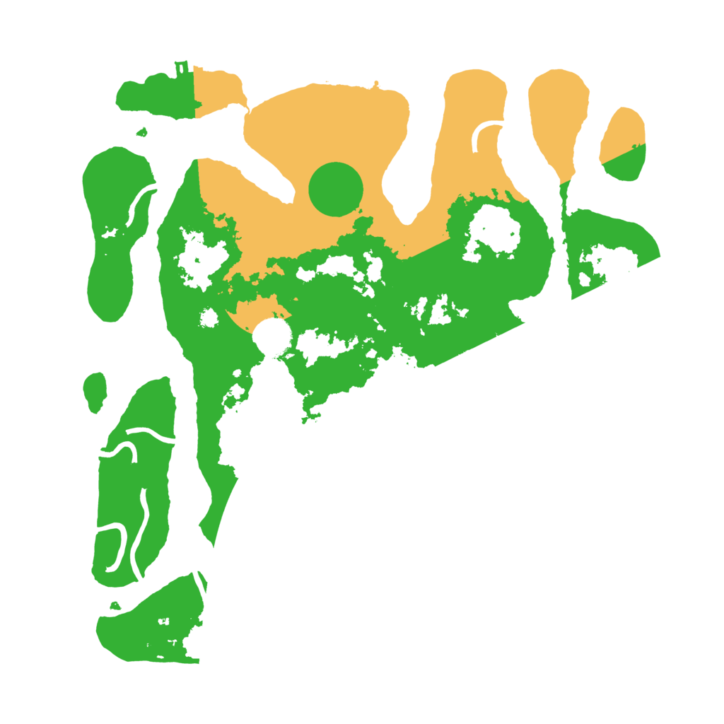 Biome Rust Map: Procedural Map, Size: 3500, Seed: 5217721