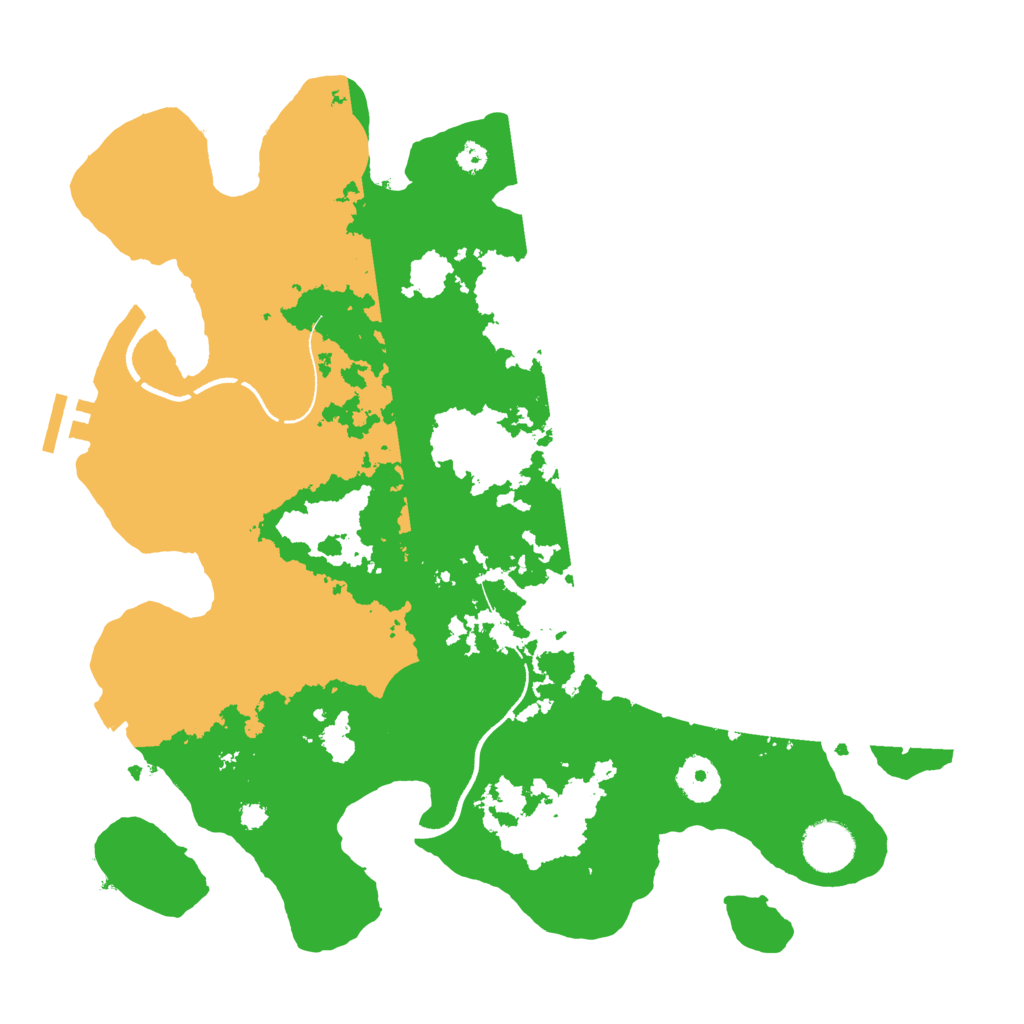 Biome Rust Map: Procedural Map, Size: 3500, Seed: 3350913