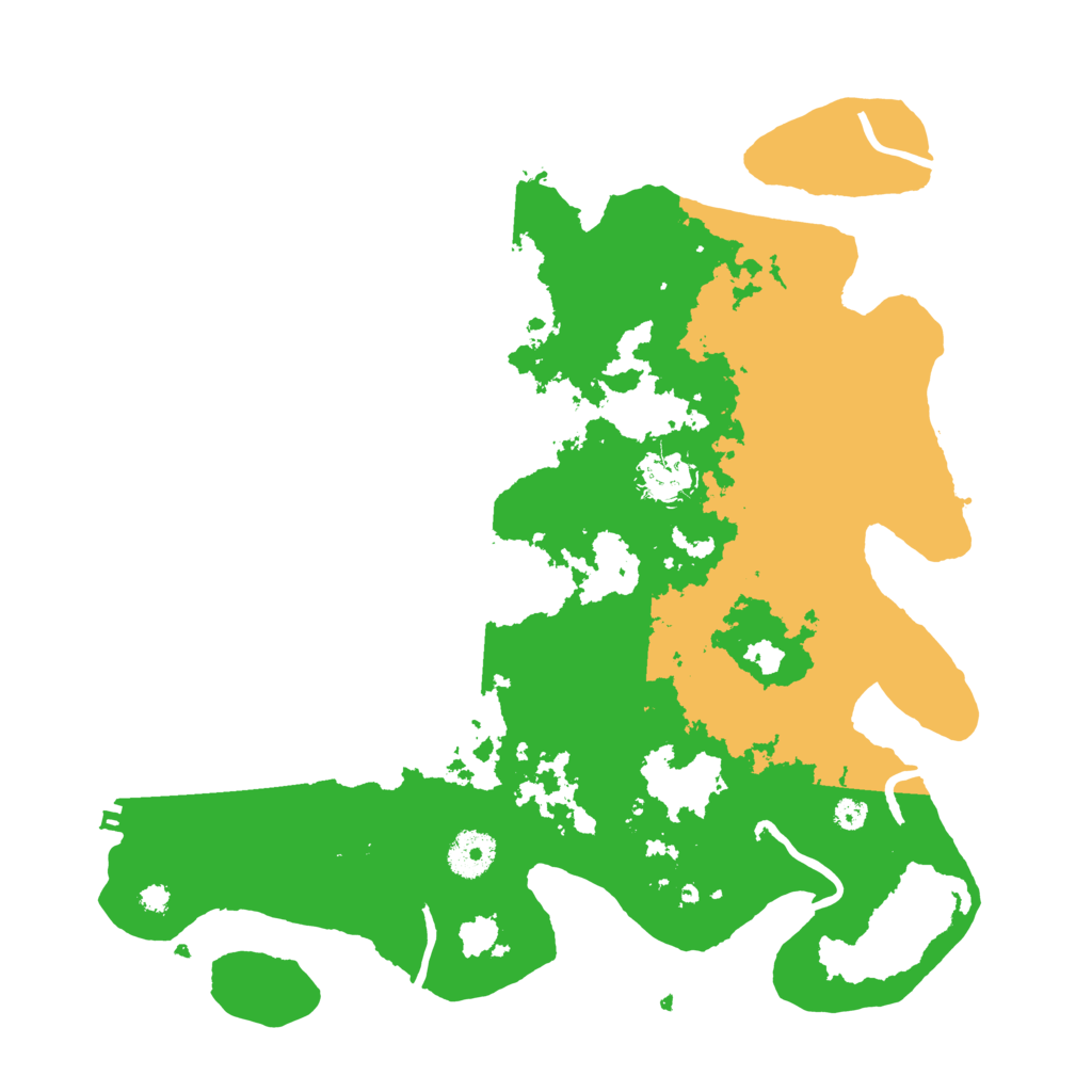 Biome Rust Map: Procedural Map, Size: 3500, Seed: 5126305